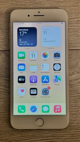iPhone 8 Plus 64 GB Blanco/Plata