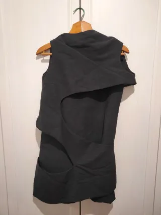 Abito invernale sartoriale donna nero/grigio