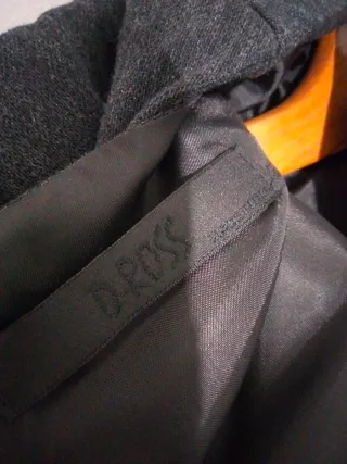 Abito invernale sartoriale donna nero/grigio