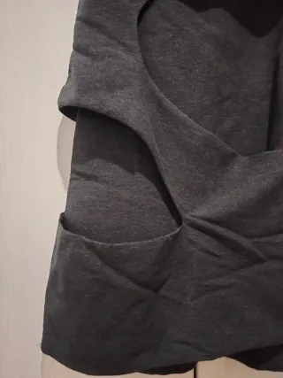 Abito invernale sartoriale donna nero/grigio