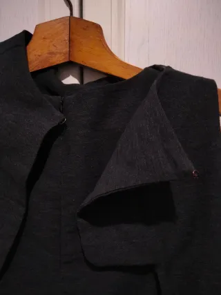 Abito invernale sartoriale donna nero/grigio