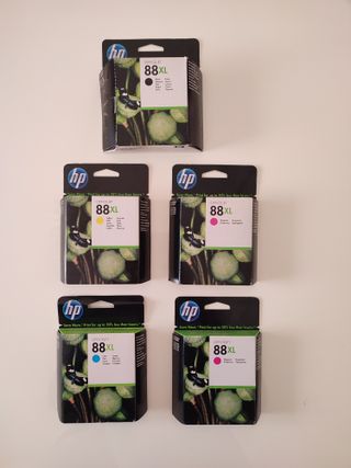 5 CARTUCHOS HP OFFICEJET 88XL. TODOS LOS COLORES
