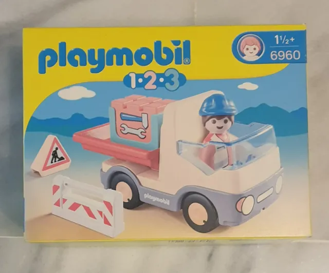 Playmobil 1.2.3 Caminhão de Construção 6960