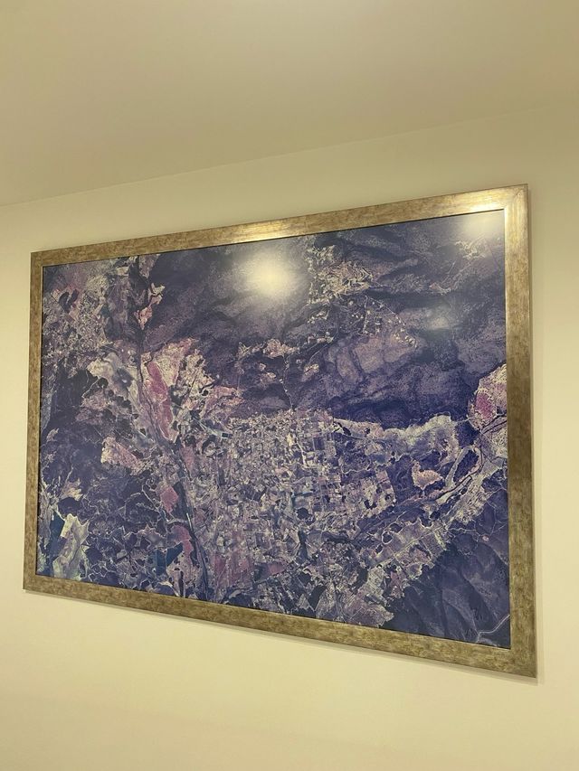 Cuadro Gigante Azul y Morado