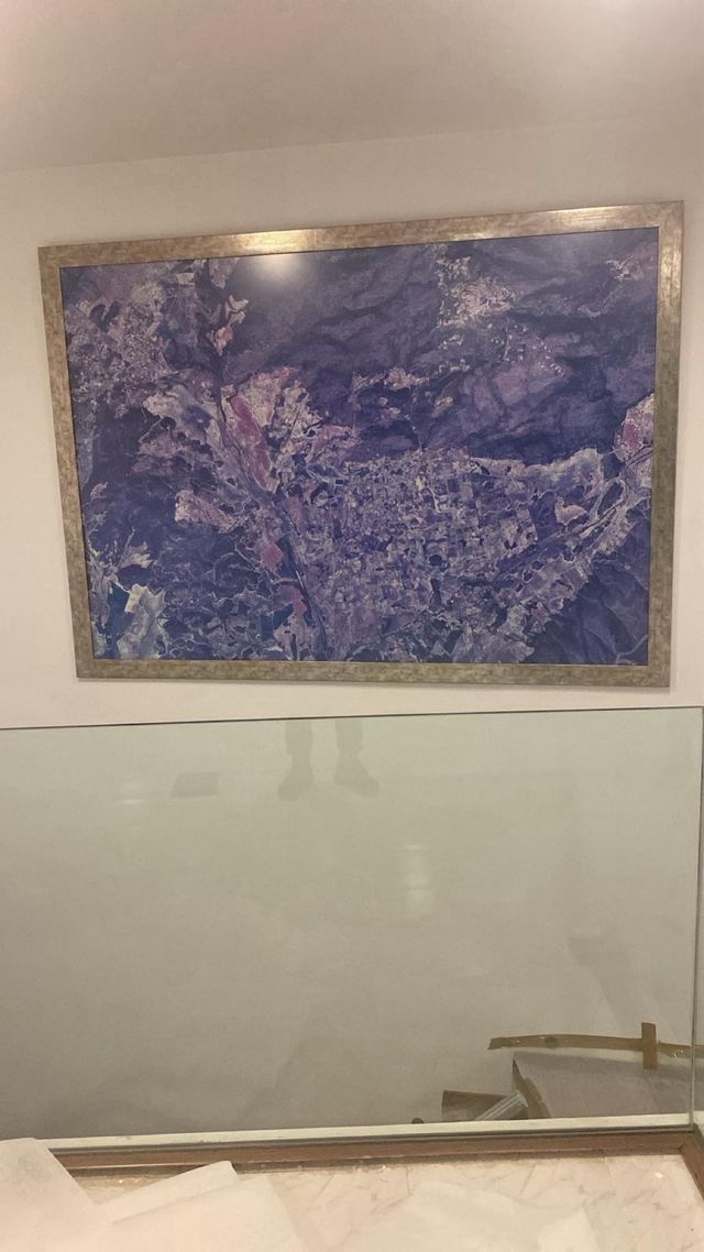 Cuadro Gigante Azul y Morado