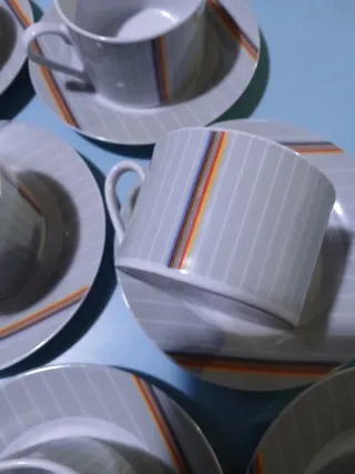 Set. Bialetti  Tazze e Piattini Vintage