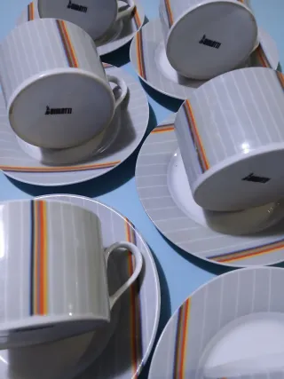 Set. Bialetti  Tazze e Piattini Vintage