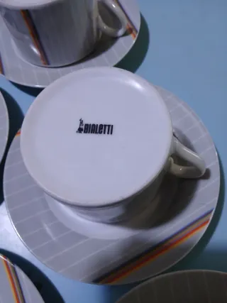 Set. Bialetti  Tazze e Piattini Vintage