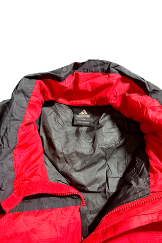 Plumífero Adidas 800 Relleno Rojo Negro Talla L