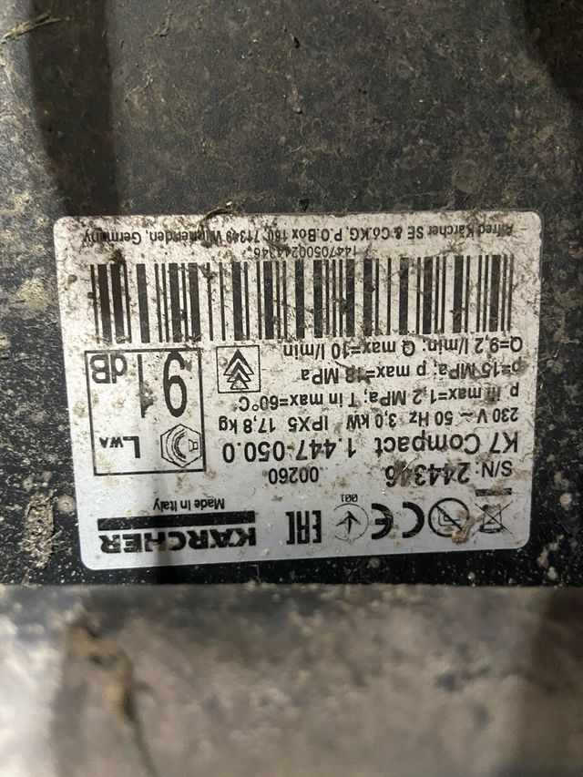 Hidrolimpiadora Karcher K7 Compact.