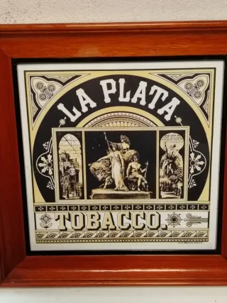 2 Cuadros Decorativos Madera y Cerámica