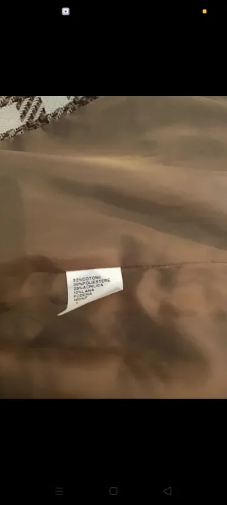 Blazer a quadri foderato