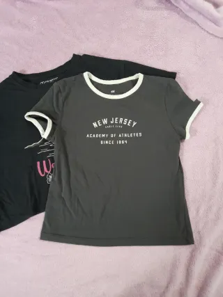 Lote de 5 t-shirts menina