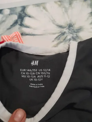 Lote de 5 t-shirts menina