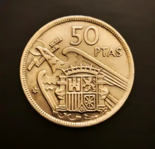 Moneda 50 Pesetas franco