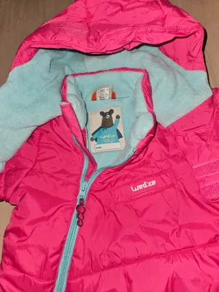 Tuta sci bambina rosa Wedze 18 mesi