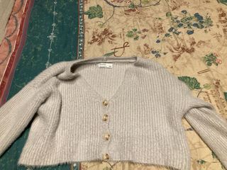 Cardigan Bershka peloso caldo taglia unica