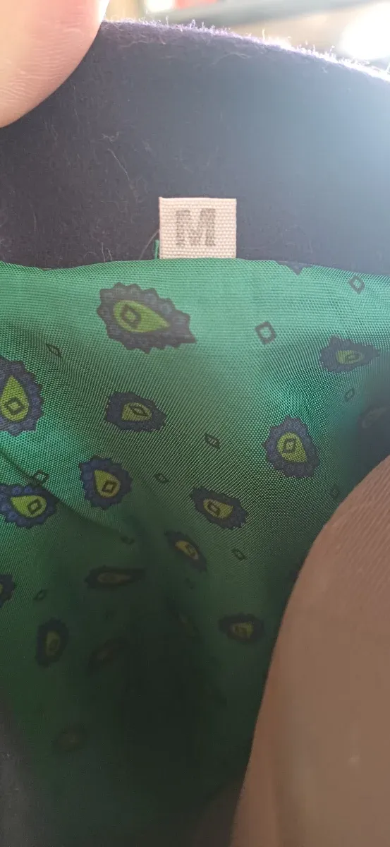 Giacca uomo blu con stemma