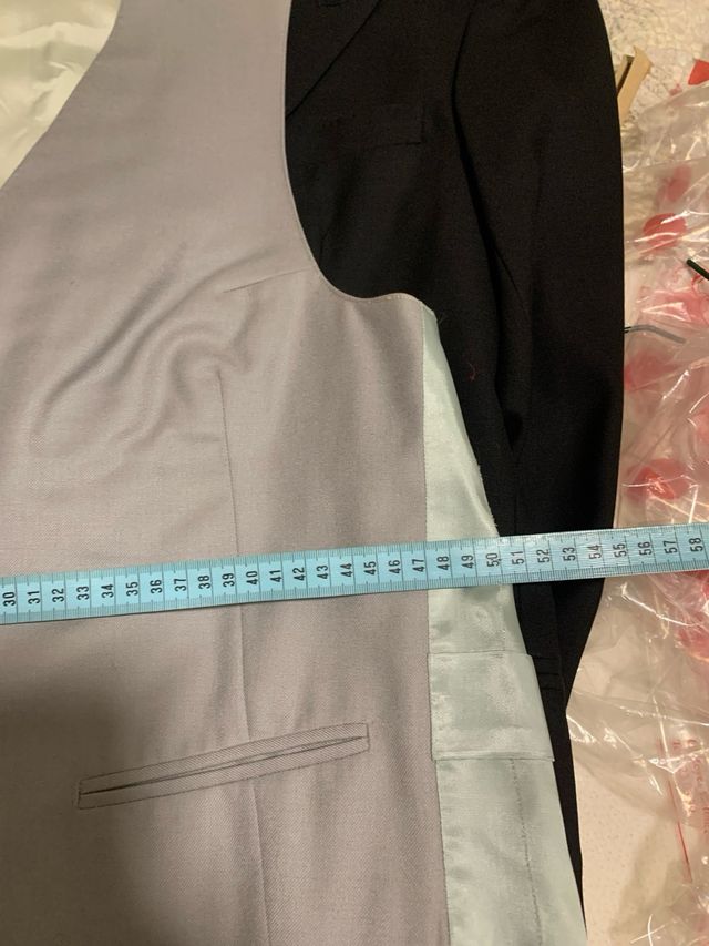 Traje Novio Medio Chaqué Hecho Medida Negro