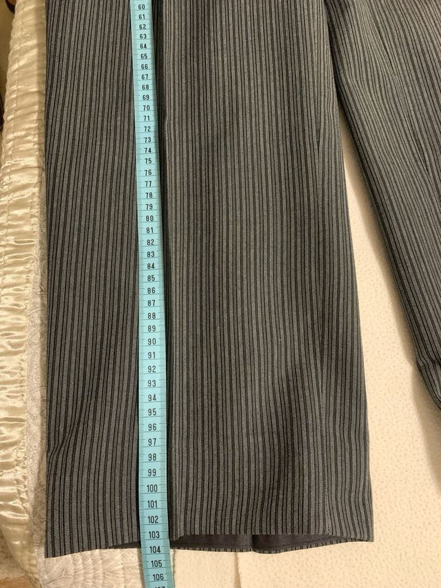 Traje Novio Medio Chaqué Hecho Medida Negro