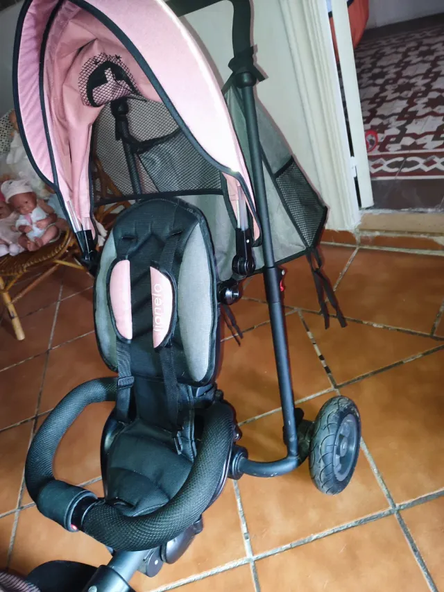 Triciclo per bambini Lionelo Trisplus rosa