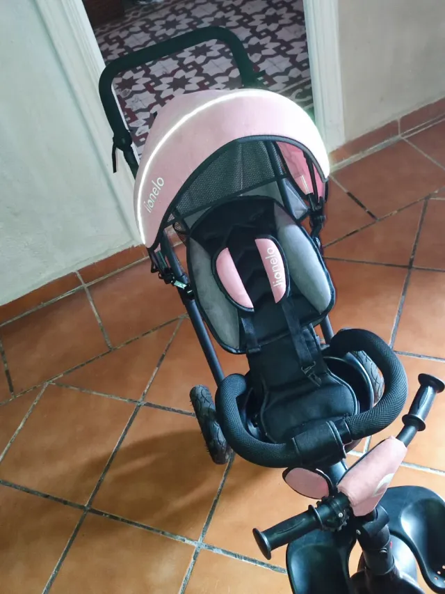 Triciclo per bambini Lionelo Trisplus rosa