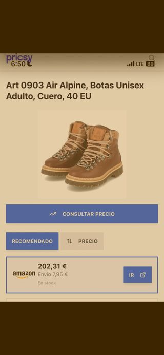 Botas Art Company Cuero  Marrón de mujer originale