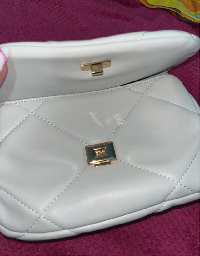 Borsa MARIACELINE bianca trapuntata