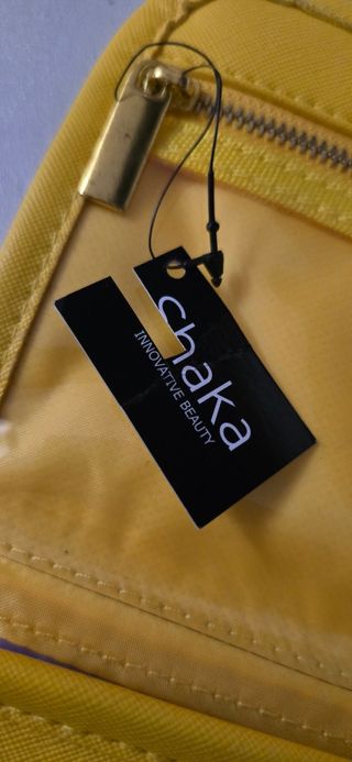 Beauty case da viaggio giallo