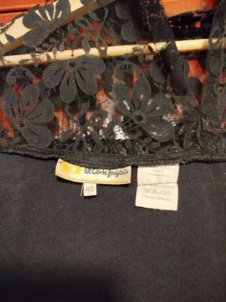 Vestido de fiesta negro encaje