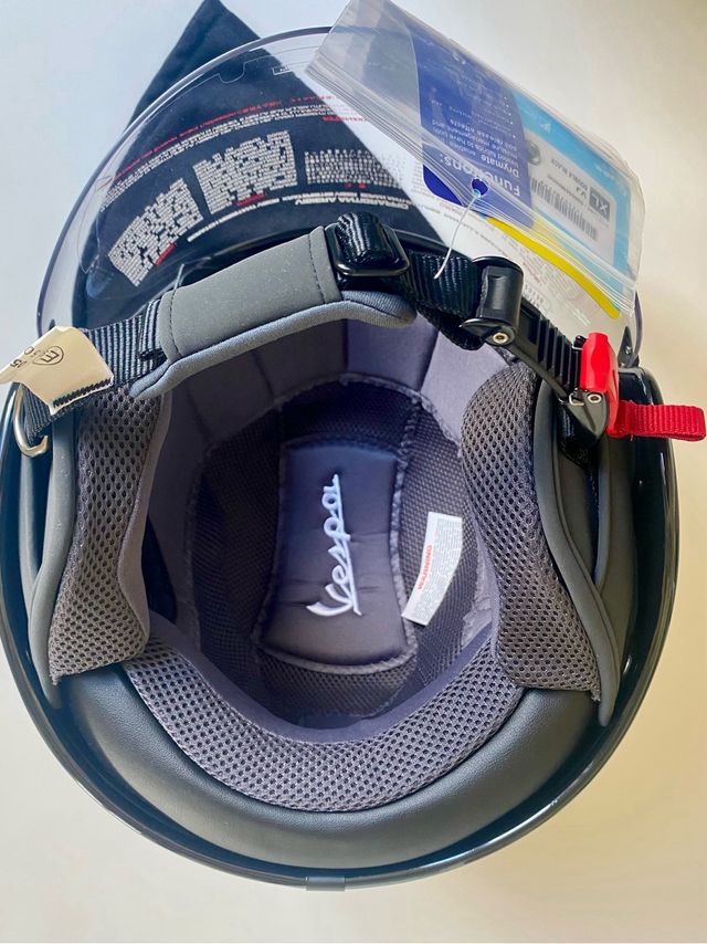 Casco Vespa VJ Nuovo Nero