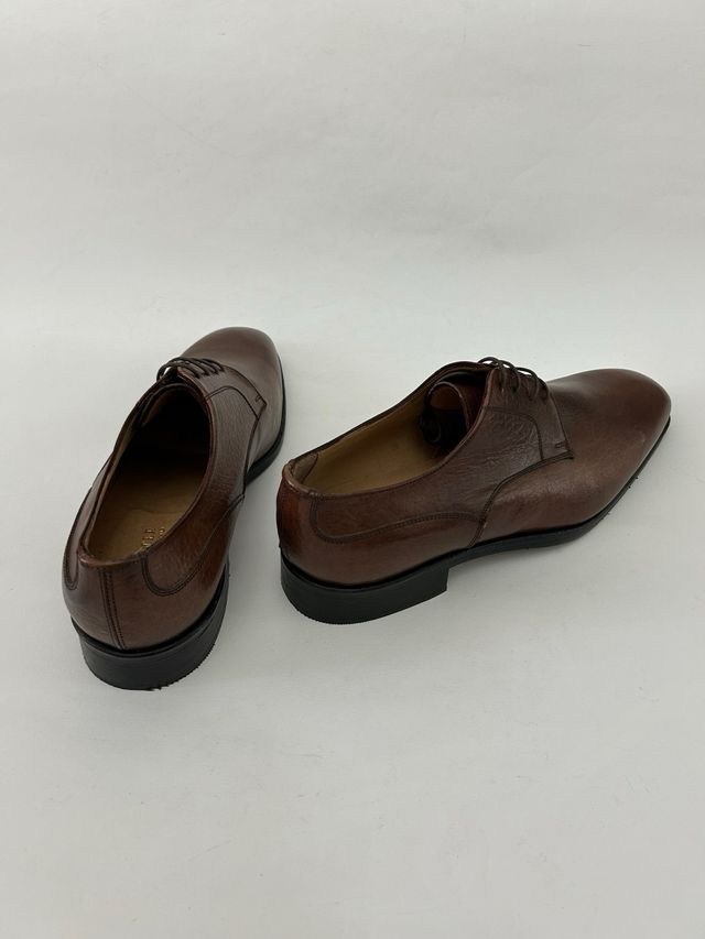 Nuove scarpe derby uomo vera pelle 44