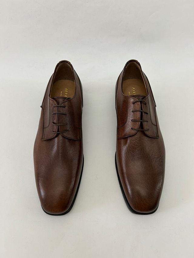 Nuove scarpe derby uomo vera pelle 44