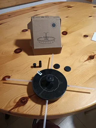 Mini pompa solare per fontane