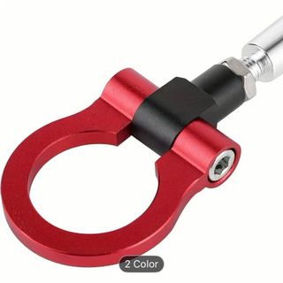 Gancho de remolque coche rojo