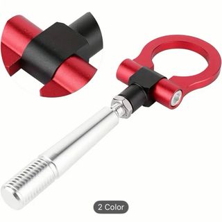 Gancho de remolque coche rojo