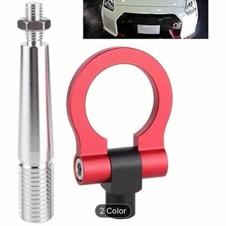 Gancho de remolque coche rojo