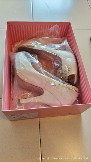 Zapatos de fiesta ForNarina Talla 38