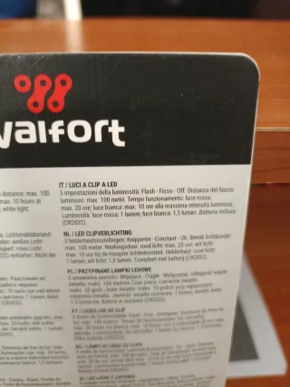 Luci LED Clip Walfort (Confezione da 2)