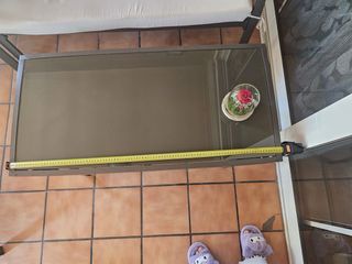 Mesa, 2 sillones de terraza y sofá 2 plazas