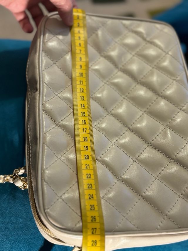 Bolso piel crema HG Guitart