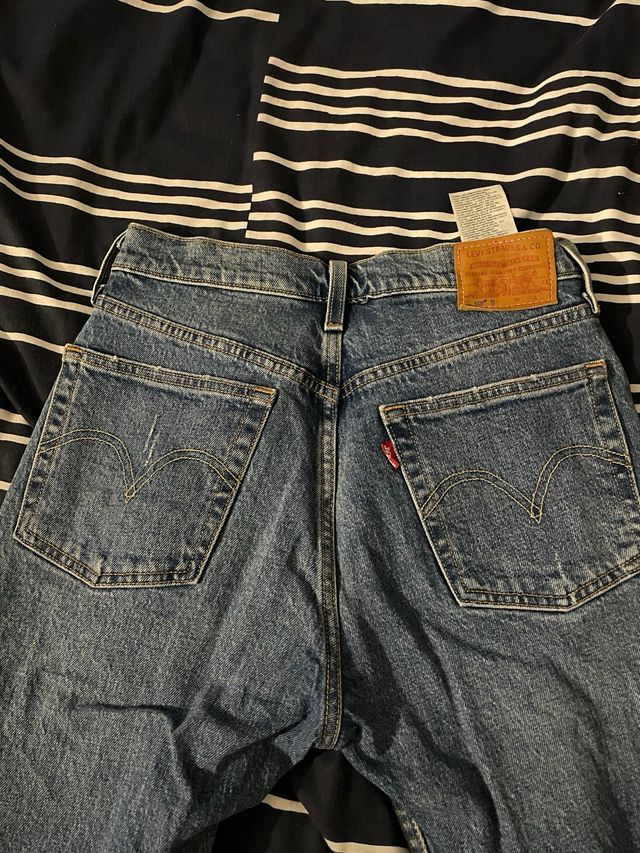 Levi's W26 L30 Jeans Azules Desgastados