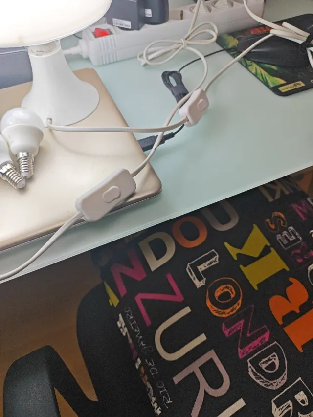 Juego 2 Lámparas Mesita Noche