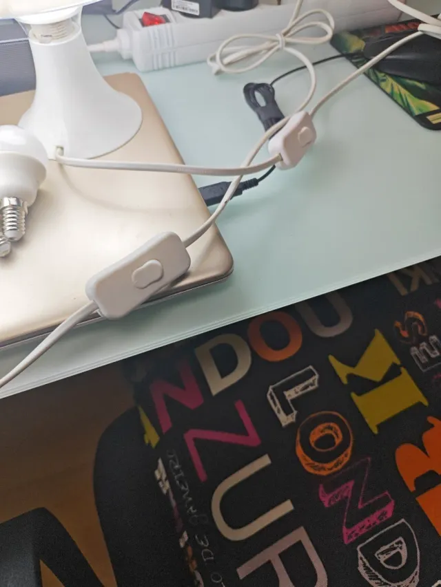 Juego 2 Lámparas Mesita Noche