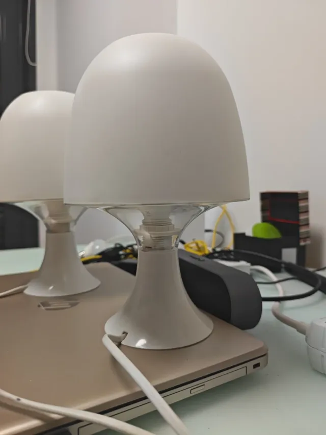 Juego 2 Lámparas Mesita Noche