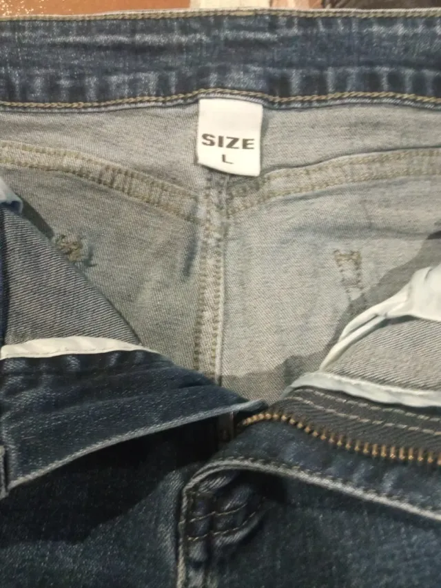 Tejanos campana azul y gris