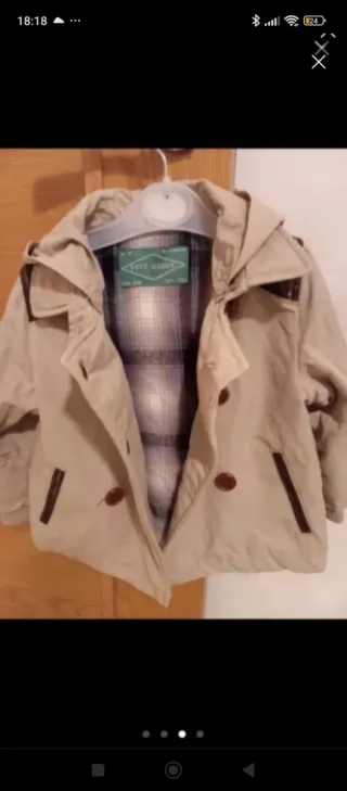 Abrigo bebé 6-9 meses