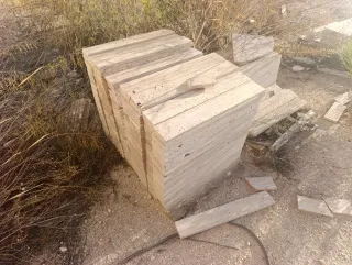 Rodapié o cenefa de travertino 60x10x2cm