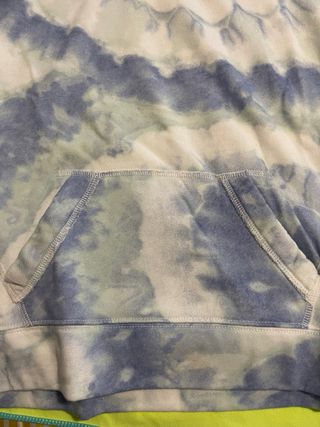 Sudadera Hollister Tie-Dye Azul y Blanca