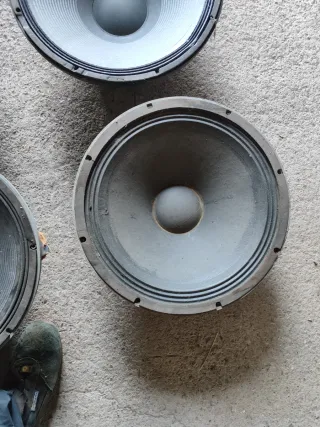 Altavoces 18 Beyma y Palco para reparar.